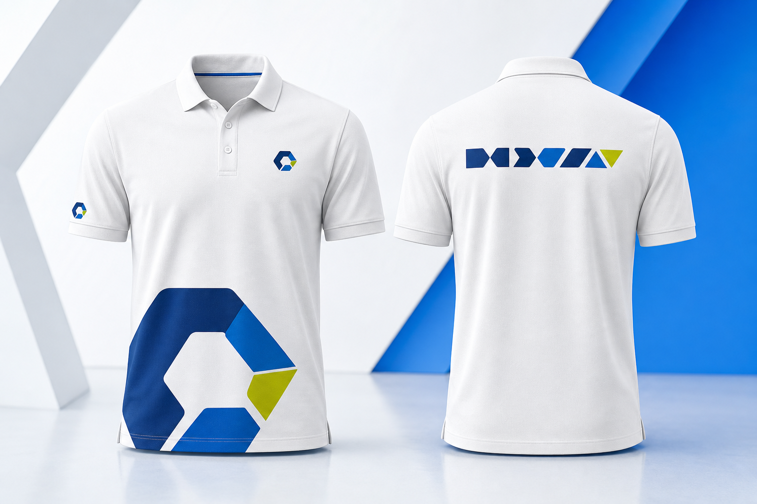 Polo firmowe przód i tył