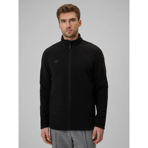 Polar męski 4F M509, Czarny 020S – przód Polar męski 4F M509, Czarny 020S – przód
