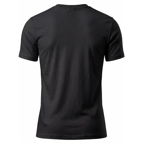 T-shirt męski 4F Milan M3340, głęboka czerń 20S – tył T-shirt męski 4F Milan M3340, głęboka czerń 20S – tył