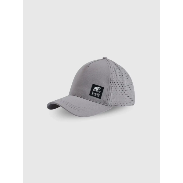 Czapka z daszkiem 4F M550, Szary 25S – przód