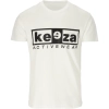 Komplet treningowy Keeza (koszulka i spodenki) — biały