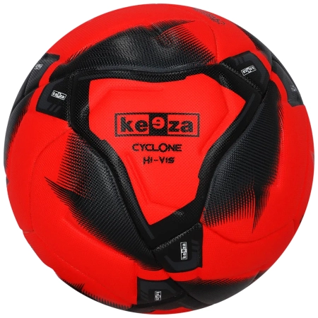 Piłka meczowa Keeza CYCLONE Orange / zimowa — rozmiar 5