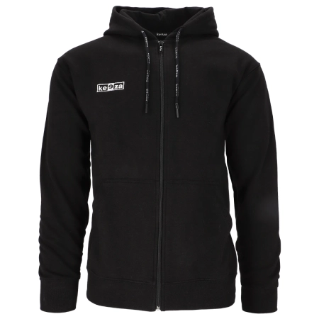 Bluza bawełniana rozpinana Keeza Urban — czarna