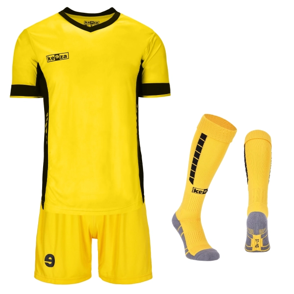 Komplet piłkarski Keeza Tottenham (z getrami) — żółty