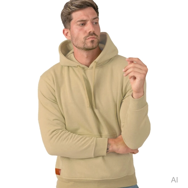 Bluza z kapturem Keeza — kremowa
