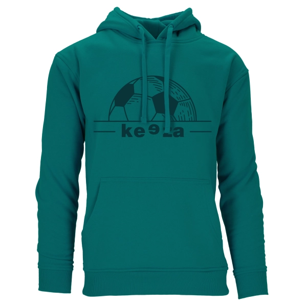 Bluza z kapturem Keeza — ciemnozielony