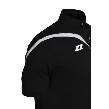 Koszulka KR POLO ROSARIO SENIOR Czarny/Biały 02877